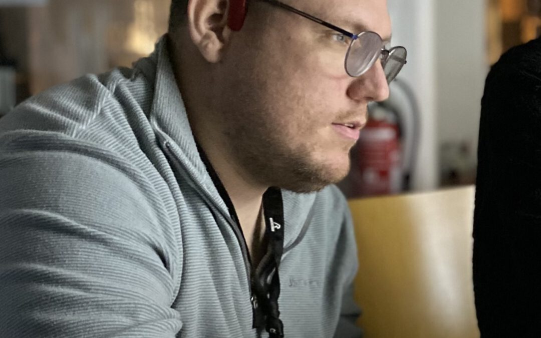 Olaf am Rechner
